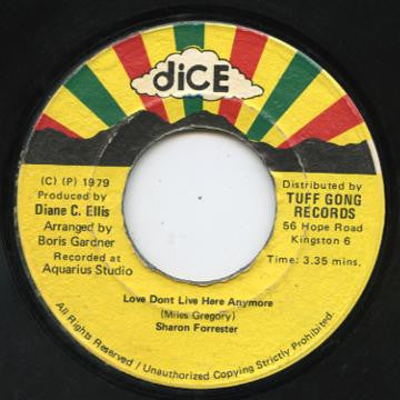 Sharon Forrester : Love Don't Live Here Anymore (7")