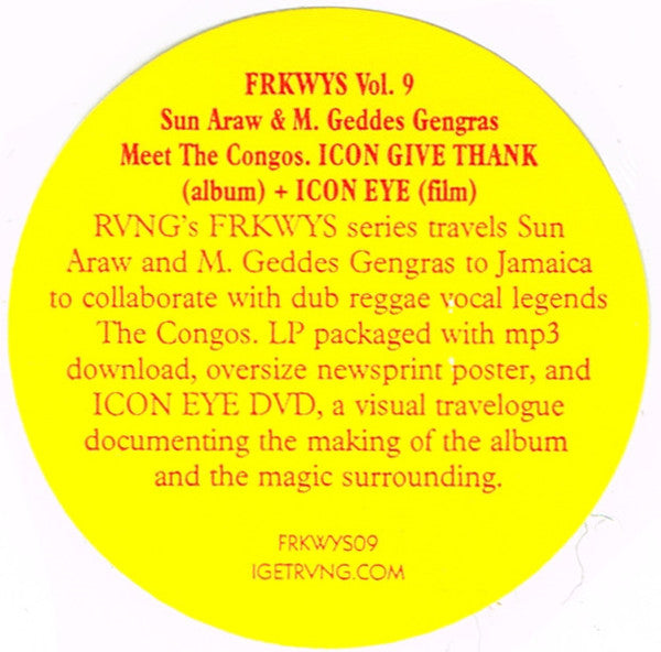 Sun Araw, M. Geddes Gengras & The Congos : Icon Give Thank (LP, Album + DVD-V)
