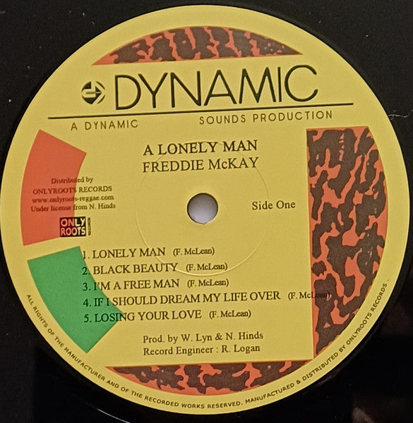 Freddie McKay : A Lonely Man (LP, RE)