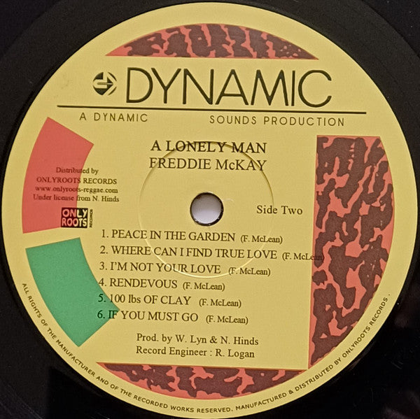 Freddie McKay : A Lonely Man (LP, RE)