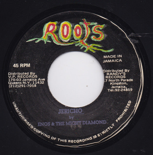 Enos Mcleod & The Mighty Diamonds : Jericho (7")