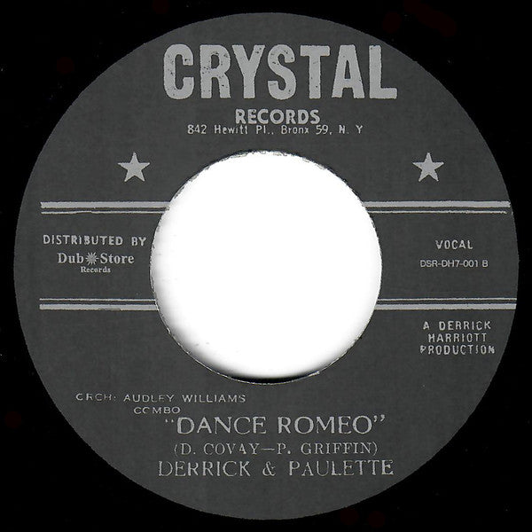 Derrick Harriott : Do The Jerk / Dance Romeo (7", Single, RE)