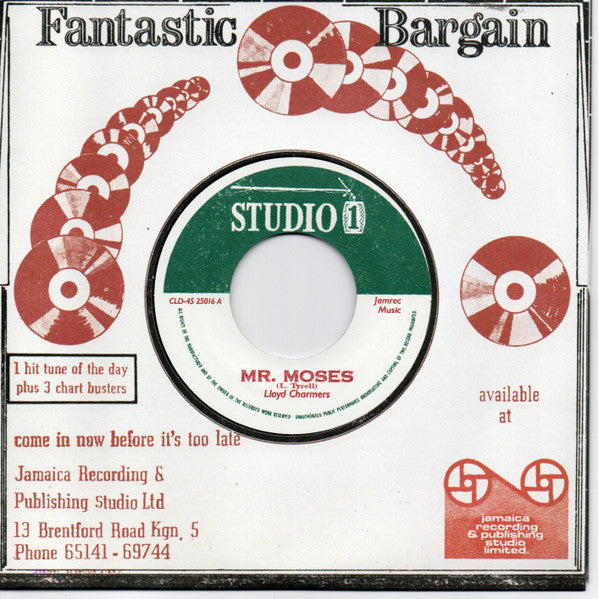 Lloyd Charmers / The Lyrics : Mr. Moses / Girls Like Dirt (7")