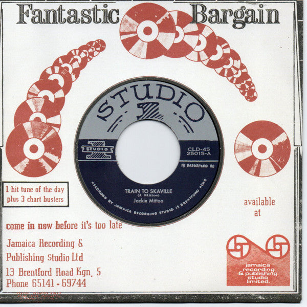Jackie Mittoo, Jackie Opel : Train To Skaville / Go Whey (7")
