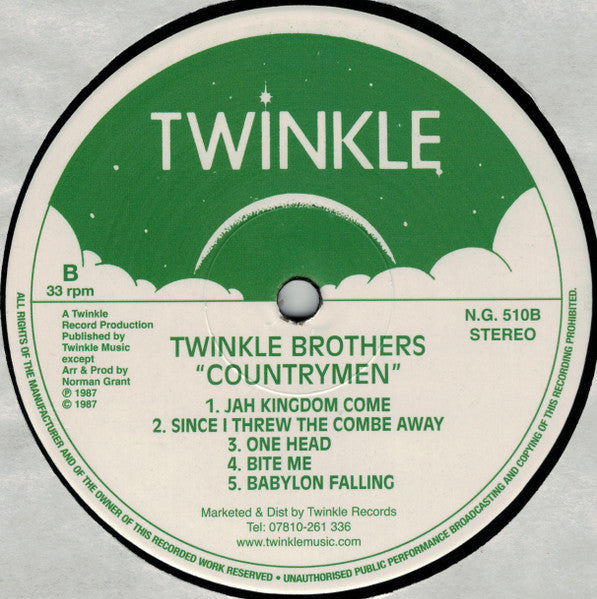 The Twinkle Brothers* : Countrymen (LP, Album, RE)