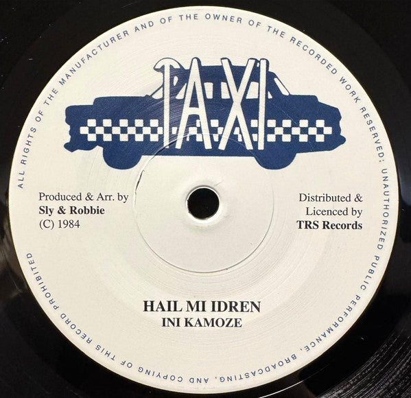 Ini Kamoze : Hail Mi Idren (7")
