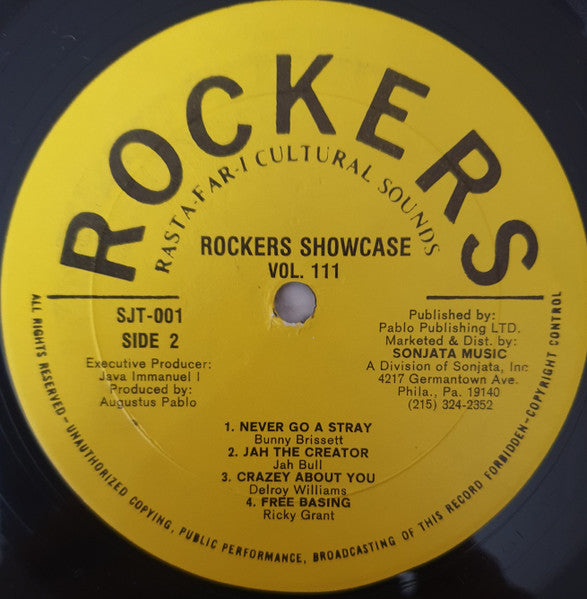 Various : Rockers Showcase Vol. III (LP)
