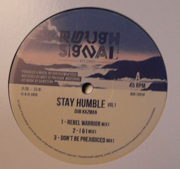 Dub Kazman : Stay Humble  (12", Maxi, Ltd)