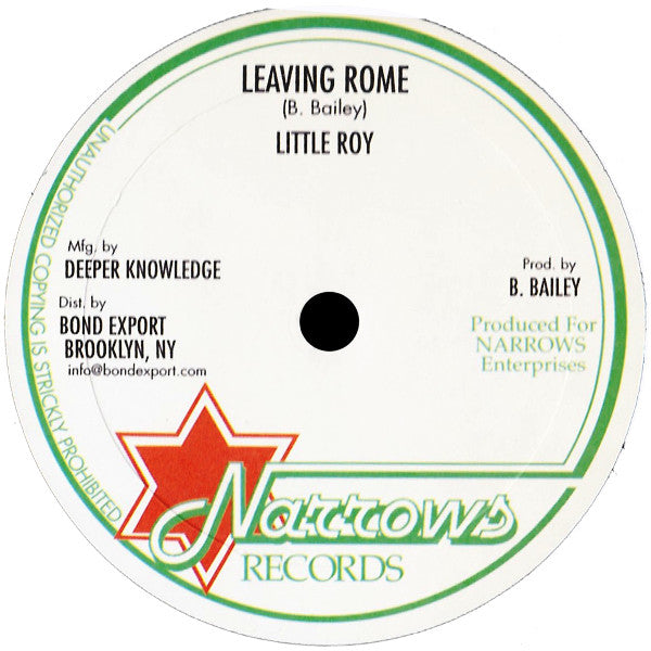 Enforcer (9) / Little Roy : Bad Boy / Leaving Rome (10")