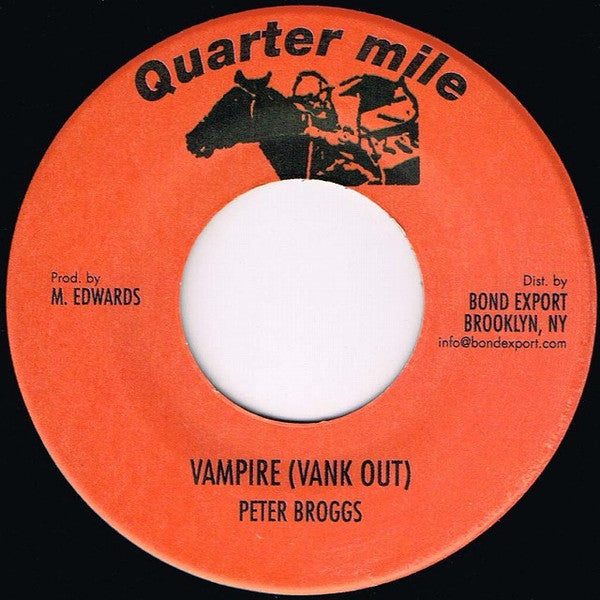 Peter Broggs : Vampire (Vank Out) (7", RE)