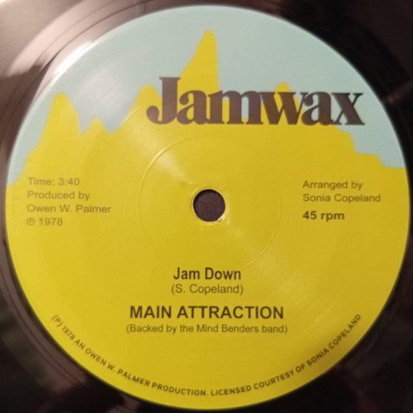 Main Attraction (7) : Jam Up / Jam Down (7", RE, Pic)