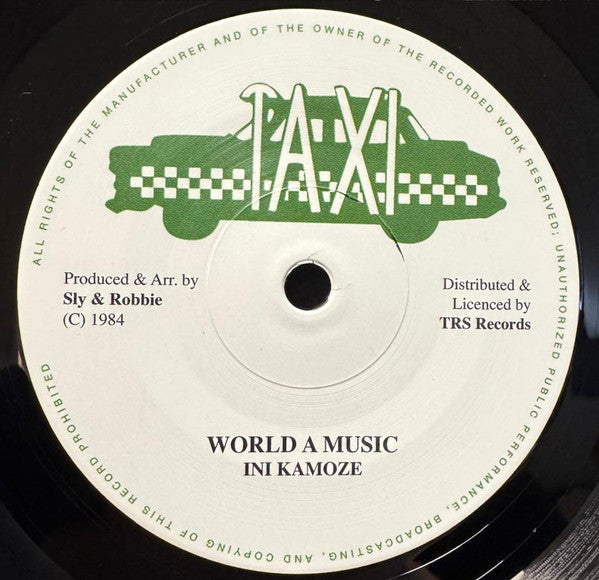 Ini Kamoze : World A Music (7", RE)