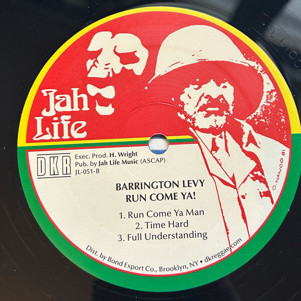 Barrington Levy : Run Come Ya! (LP, Album, RE, RP)