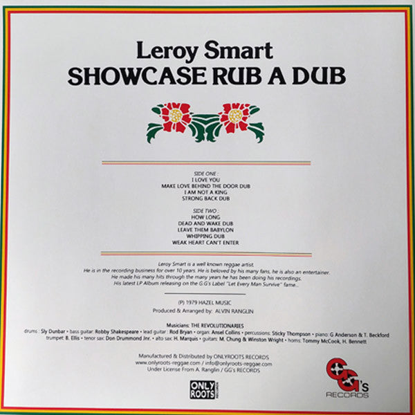 Leroy Smart : Showcase Rub A Dub (LP, RE)