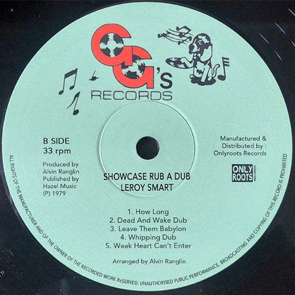 Leroy Smart : Showcase Rub A Dub (LP, RE)