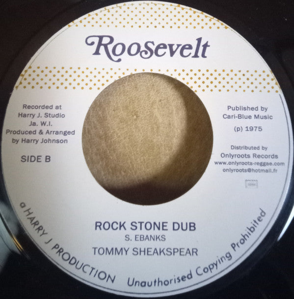 Tommy Sheakspear : Rolling Stone (7", RE)
