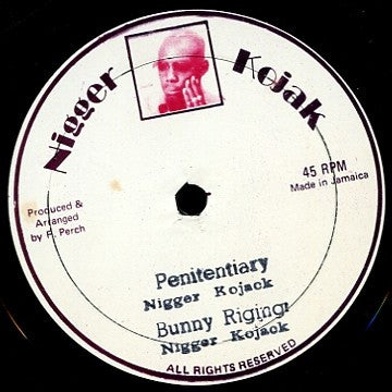 Nigger Kojak / Barrington Levy & Jah Thomas : Penitentiary & Bunny Riging / Mo-Ambassa (12")