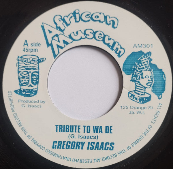 Gregory Isaacs : Tribute To Wa De (7")