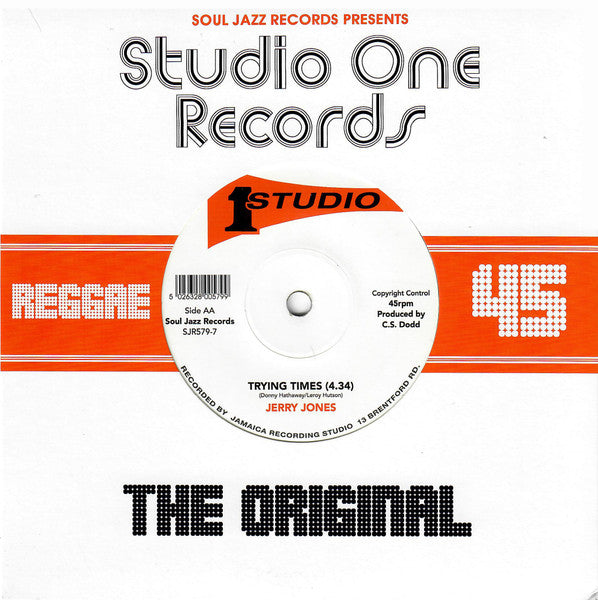 Jerry Jones : There's A Chance For Me / Trying Times (7", Single, RE)