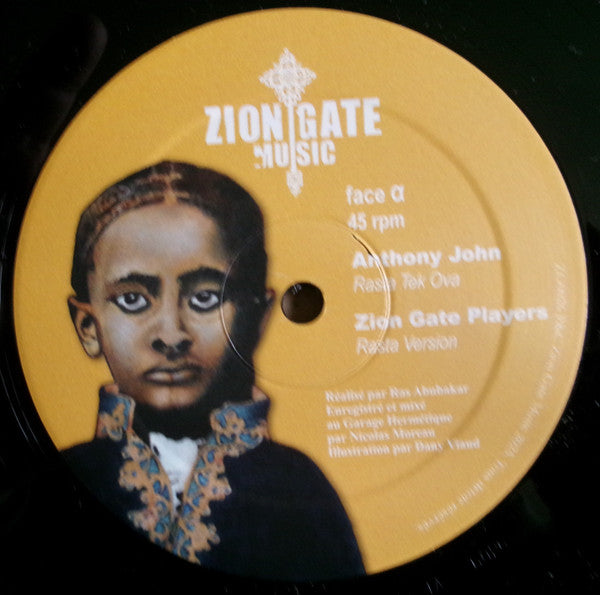 Anthony John / Zion Gate Players / Digistep / Daniel Boni : Rasta Tek Ova / Rasta Version / Hailé Sélassié / Piano Version (12")