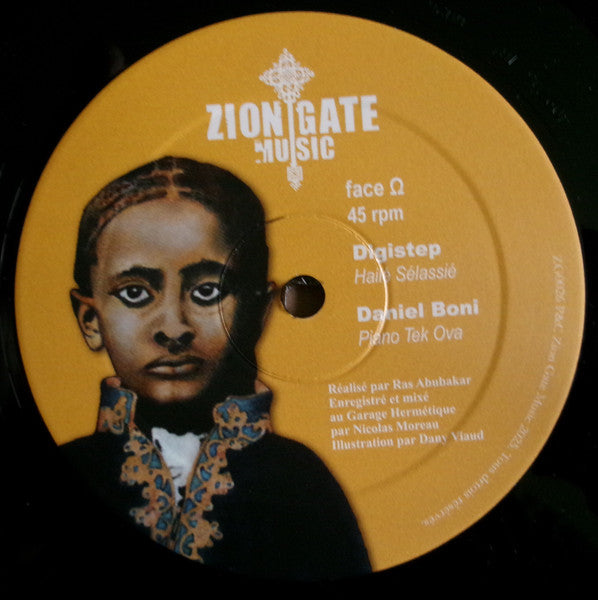 Anthony John / Zion Gate Players / Digistep / Daniel Boni : Rasta Tek Ova / Rasta Version / Hailé Sélassié / Piano Version (12")
