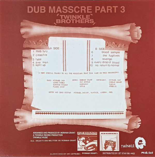 The Twinkle Brothers* : Dub Massacre Part 3 (LP, RE)