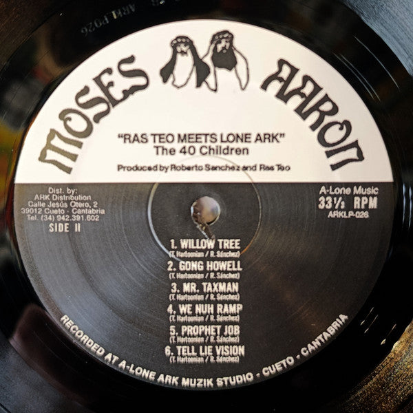 Ras Teo meets Lone Ark : The 40 Children (LP, Album)