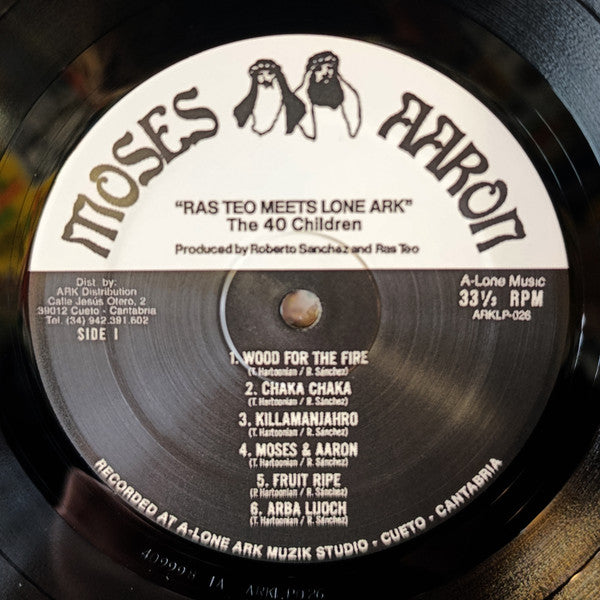 Ras Teo meets Lone Ark : The 40 Children (LP, Album)