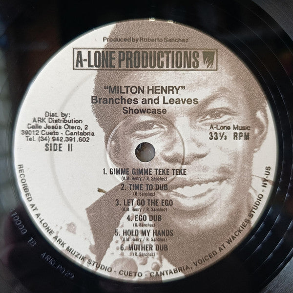 Milton Henry : Branches And Leaves (LP, Album, Sho)
