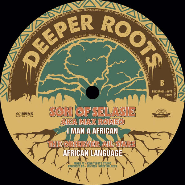 Dennis Brown / Son Of Selasie* aka Max Romeo : I Am The Conqueror / I Man A African (12")