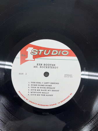 Ken Boothe : Mr. Rocksteady (LP, RE, RM)