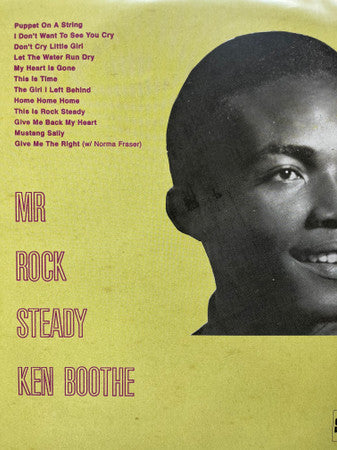 Ken Boothe : Mr. Rocksteady (LP, RE, RM)