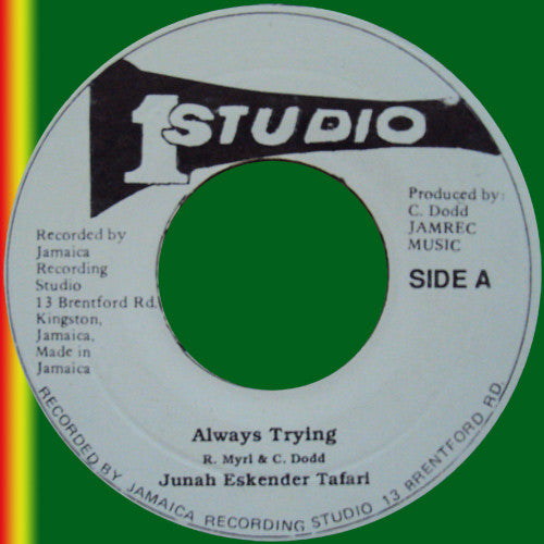 Judah Eskender Tafari : Always Trying (7", RP)