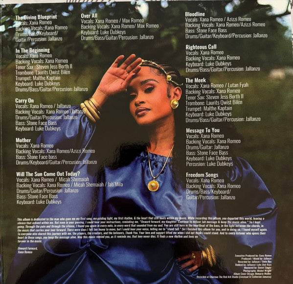 Xana Romeo : The Divine Blueprint (2xLP, Album, Blu)