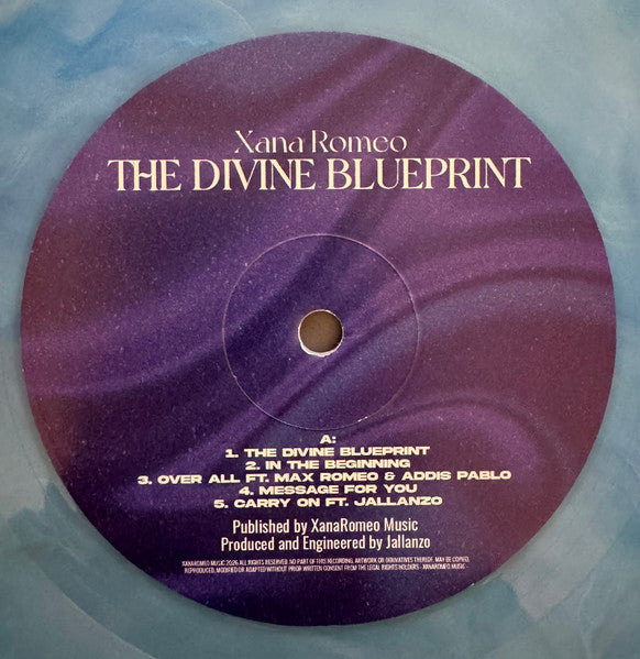 Xana Romeo : The Divine Blueprint (2xLP, Album, Blu)