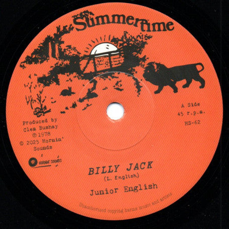 Junior English : Billy Jack (7")