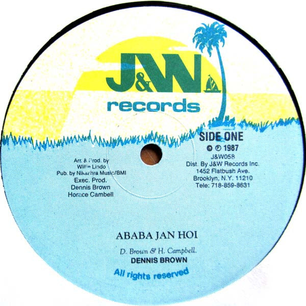 Dennis Brown : Ababa Jan Hoi (12")