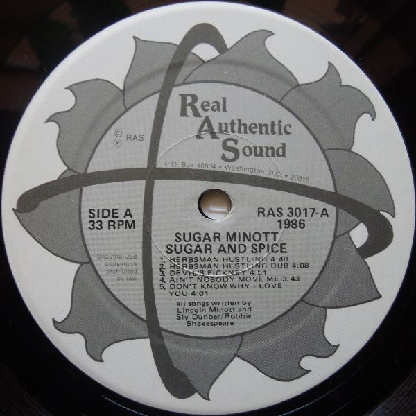 Sugar Minott : Sugar & Spice (Extra Hot) (LP, Album)
