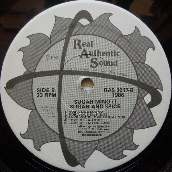 Sugar Minott : Sugar & Spice (Extra Hot) (LP, Album)