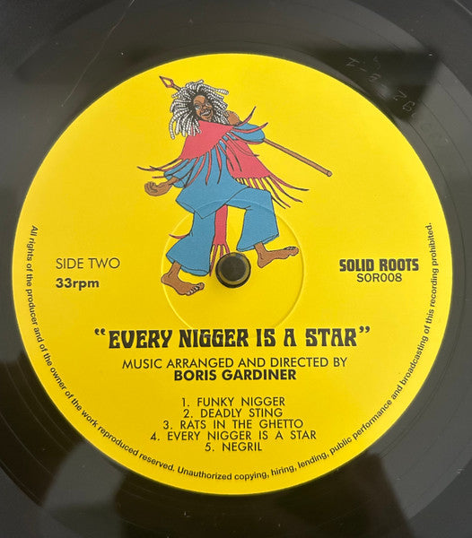 Boris Gardiner : Every Nigger Is A Star (Original Motion Picture Soundtrack) (LP, Album, RE)