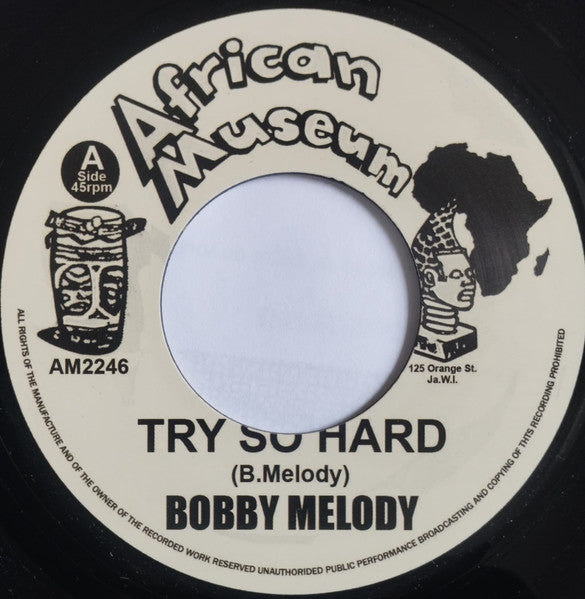 Bobby Melody : Try So Hard  (7", RE)