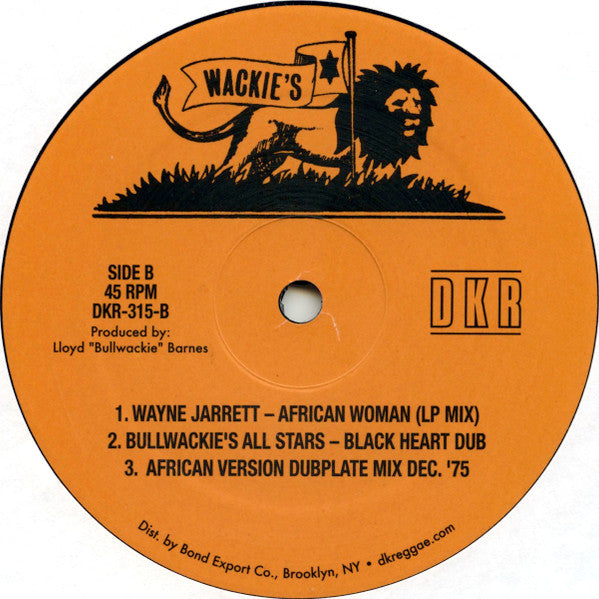 Wayne Jarrett / Baba Leslie : African Woman (12", EP)