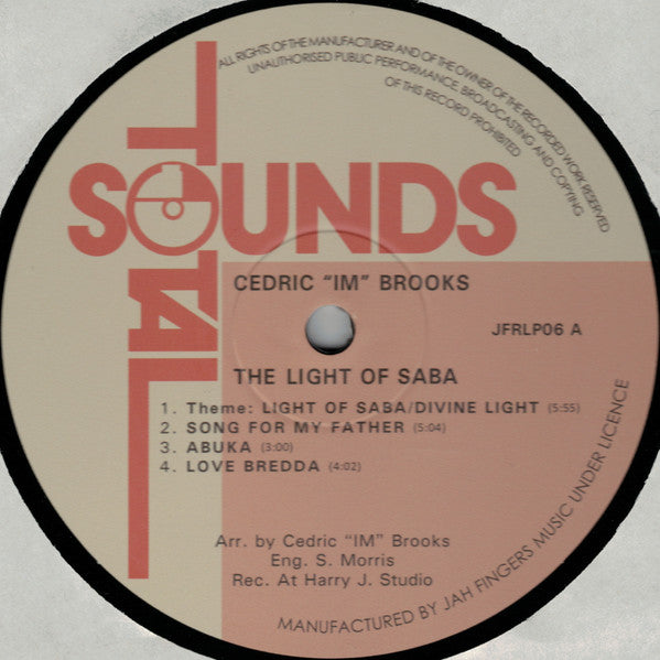 洋楽 Cedric Im Brooks & The Light Of Saba 2LP Buy Cedric 