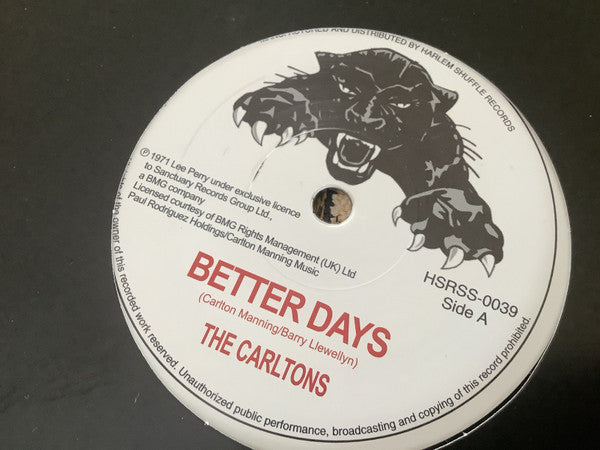 The Carltons / Lee Perry : Better Days / Station Underground News (7", RE)