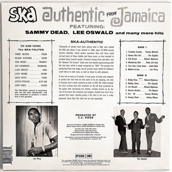 Various : Ska Authentic (LP, Album, Comp, RM)