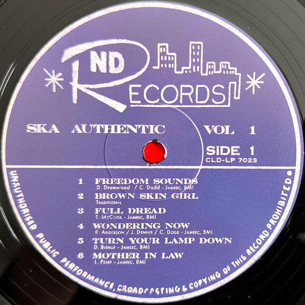 Various : Ska Authentic (LP, Album, Comp, RM)