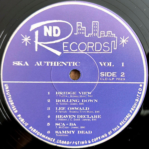 Various : Ska Authentic (LP, Album, Comp, RM)