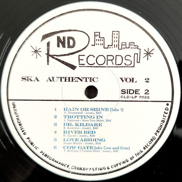 Various : Ska Authentic Volume 2 (LP, Album, Comp, RM)