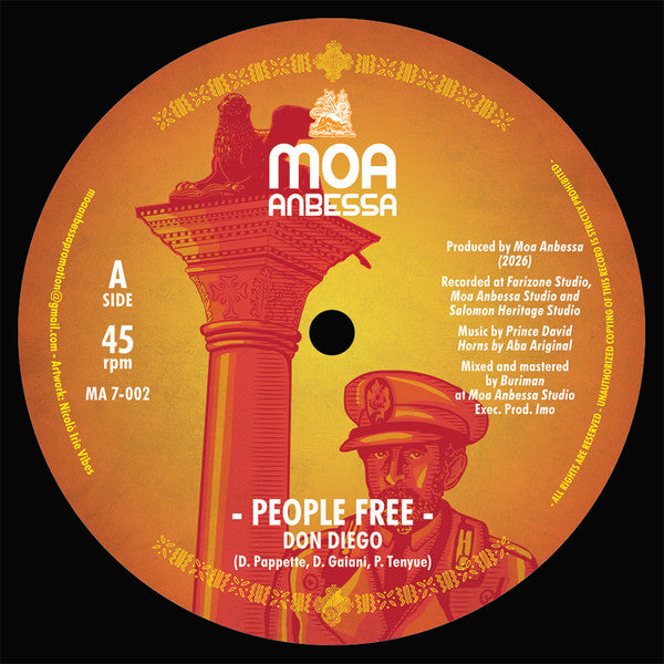 Don Diego (16) : People Free (7")