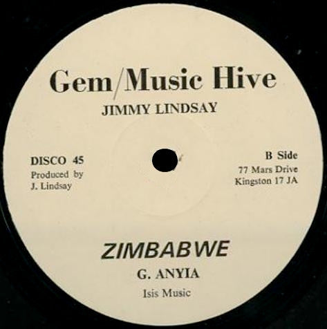 Jimmy Lindsay : Easy / Zimbabwe (12", RE)